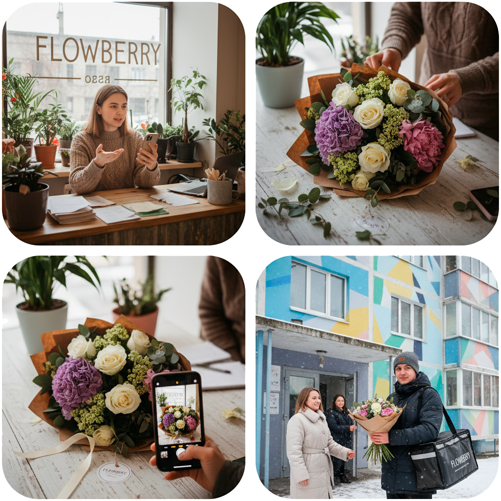 Если цветы нужны срочно