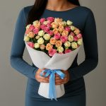 Букеты радужные