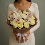 Орхидеи белые