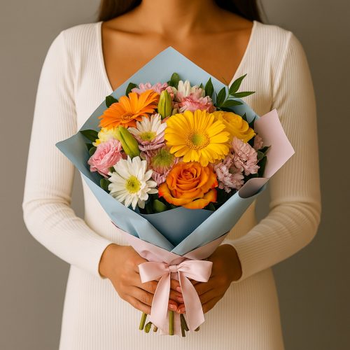 Букет «Нежность в пастели»