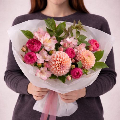 Букет «Теплый акцент»