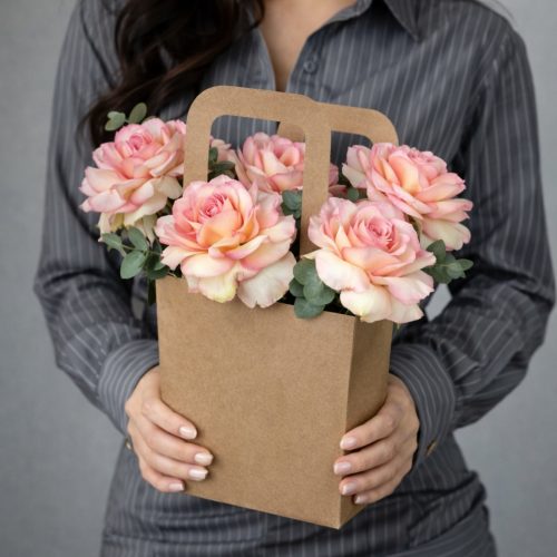 Букет роз «Розовый шёпот»